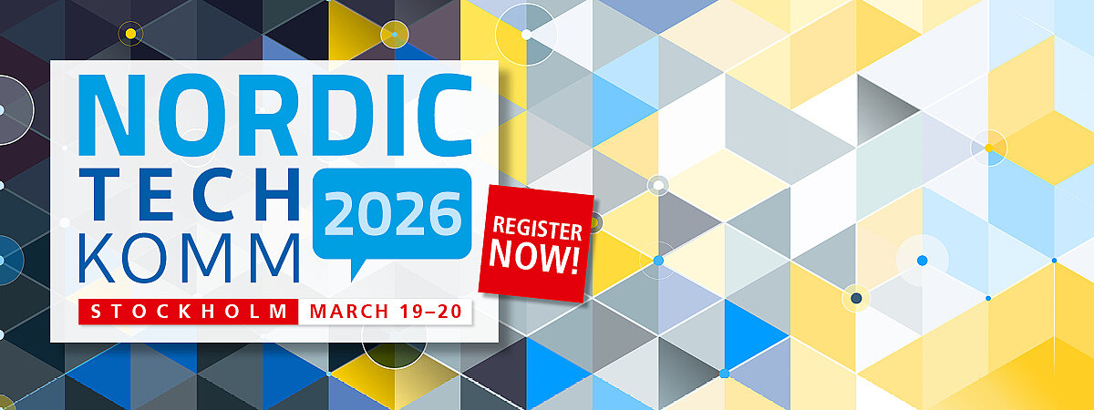 NORDIC TechKomm Stockholm 2026 Register Now